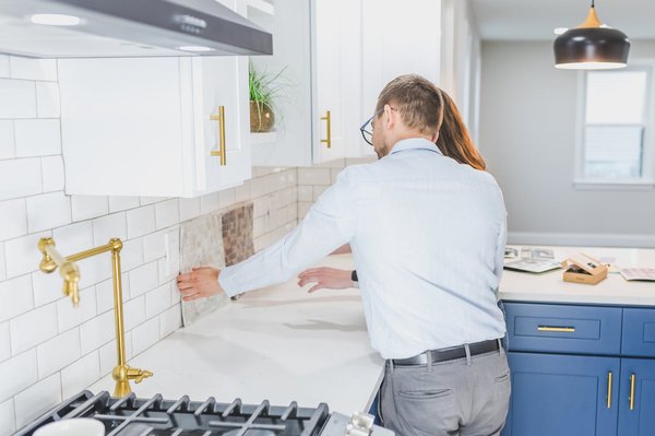 What are the best practices for installing a kitchen backsplash?